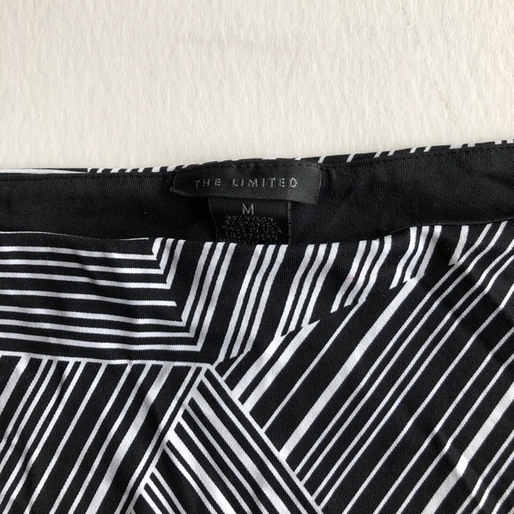 Boatneck Top W Built In Bra Graphic Stripe Stretch - Picture 3 of 3